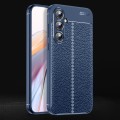 For Samsung Galaxy A35 Litchi Texture Shockproof TPU Phone Case(Blue)
