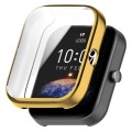 For Amazfit Bip 3 / Bip 3 Pro Universal Full Coverage TPU Electroplating Watch Protective Case(Gold)