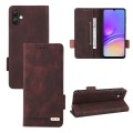 For Samsung Galaxy A05 Magnetic Clasp Leather Phone Case(Brown)
