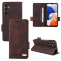 For Samsung Galaxy A15 Magnetic Clasp Leather Phone Case(Brown)