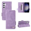 For Samsung Galaxy S24 5G Magnetic Clasp Leather Phone Case(Purple)