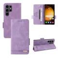 For Samsung Galaxy S24 Ultra 5G Magnetic Clasp Leather Phone Case(Purple)