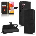 For Samsung Galaxy A15 Skin Feel Magnetic Flip Leather Phone Case(Black)