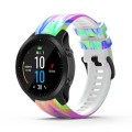 For Garmin Forerunner 965 / 955 / 945 / 935 Printing Quick Release Silicone Watch Band(Colorful)