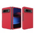 For Google Pixel Fold Oil-sprayed Integrated Phone Case(Red)