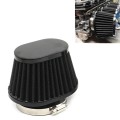 60mm XH-UN073 Mushroom Head Style Car Modified Air Filter Motorcycle Exhaust Filter(Black)