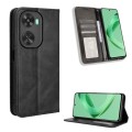 For Huawei nova 11 SE Magnetic Buckle Retro Texture Leather Phone Case(Black)