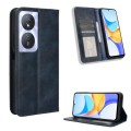 For Honor Play 50 Plus Magnetic Buckle Retro Texture Leather Phone Case(Blue)