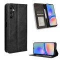 For Samsung Galaxy A05s Magnetic Buckle Retro Texture Leather Phone Case(Black)