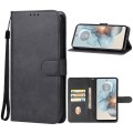 For Motorola Moto G24 Power Leather Phone Case(Black)