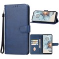 For Motorola Moto G24 Power Leather Phone Case(Blue)