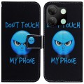 For Infinix Smart 7 HD Coloured Drawing Flip Leather Phone Case(Anger)