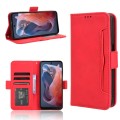 For Motorola Moto G Play 4G 2024 Skin Feel Calf Texture Card Slots Leather Phone Case(Red)