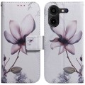 For Tecno Pova 5 Pro Coloured Drawing Flip Leather Phone Case(Magnolia)