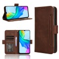 For vivo Y03 4G Skin Feel Calf Texture Card Slots Leather Phone Case(Brown)