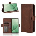 For Tecno Spark 20 Pro+ 4G KJ7 Skin Feel Calf Texture Card Slots Leather Phone Case(Brown)