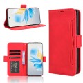 For Honor 100 5G Skin Feel Calf Texture Card Slots Leather Phone Case(Red)