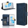 For Honor 100 5G Skin Feel Calf Texture Card Slots Leather Phone Case(Blue)