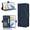 For Honor X9b 5G Skin Feel Calf Texture Card Slots Leather Phone Case(Blue)