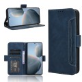 For Xiaomi Redmi K70 / K70 Pro 5G Skin Feel Calf Texture Card Slots Leather Phone Case(Blue)