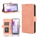 For Xiaomi Redmi 13C 5G / 13R 5G Skin Feel Calf Texture Card Slots Leather Phone Case(Pink)