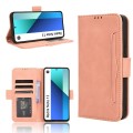 For Xiaomi Redmi Note 13 4G Skin Feel Calf Texture Card Slots Leather Phone Case(Pink)