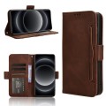 For Xiaomi 14 Ultra Skin Feel Calf Texture Card Slots Leather Phone Case(Brown)