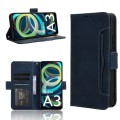 For Xiaomi Poco C61 / Redmi A3 Skin Feel Calf Texture Card Slots Leather Phone Case(Blue)