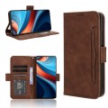 For Xiaomi Poco X6 Neo 5G Skin Feel Calf Texture Card Slots Leather Phone Case(Brown)