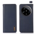 For Xiaomi 14 Ultra KHAZNEH Nappa Top Layer Cowhide Leather Phone Case(Blue)