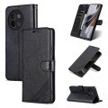 For vivo S18e AZNS Sheepskin Texture Flip Leather Phone Case(Black)