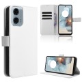 For Motorola Moto G Power 5G 2024 Diamond Texture Leather Phone Case(White)