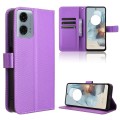 For Motorola Moto G Power 5G 2024 Diamond Texture Leather Phone Case(Purple)