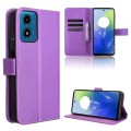 For Motorola Moto G04 / G24 Diamond Texture Leather Phone Case(Purple)