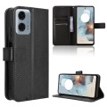 For Motorola Moto G34 5G Diamond Texture Leather Phone Case(Black)