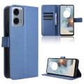 For Motorola Moto G34 5G Diamond Texture Leather Phone Case(Blue)