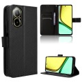 For Realme C67 4G Diamond Texture Leather Phone Case(Black)