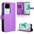 For vivo S18 5G / S18 Pro 5G Diamond Texture Leather Phone Case(Purple)