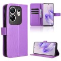 For Infinix Zero 30 4G Diamond Texture Leather Phone Case(Purple)