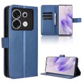 For Infinix Zero 30 5G Diamond Texture Leather Phone Case(Blue)