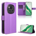 For Honor Magic6 5G Diamond Texture Leather Phone Case(Purple)