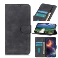 For Xiaomi Redmi Note 13 5G Global KHAZNEH Retro Texture Flip Leather Phone Case(Black)