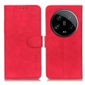 For Xiaomi 14 Ultra KHAZNEH Retro Texture Flip Leather Phone Case(Red)