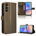 For Samsung Galaxy A05s 4G Diamond Texture Leather Phone Case(Brown)
