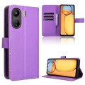 For Xiaomi Redmi 13C 4G / Poco C65 4G Diamond Texture Leather Phone Case(Purple)