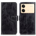 For Xiaomi Redmi Note 13R Pro Retro Crazy Horse Texture Leather Phone Case(Black)