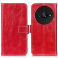 For Xiaomi Redmi A3 Retro Crazy Horse Texture Leather Phone Case(Red)