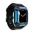 Armor Case Integrated TPU Watch Band For Apple Watch SE 2023 44mm(Blue)