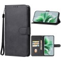 For OPPO Reno 11 China Leather Phone Case(Black)