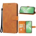 For OPPO K12 Leather Phone Case(Brown)